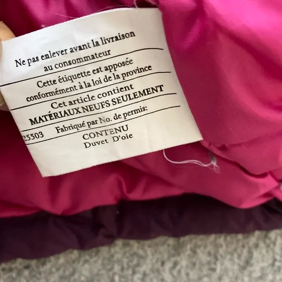 Patagonia Down Sweater Women’s Purple Pink Magenta Puffy Jacket Puffer Coat - M
